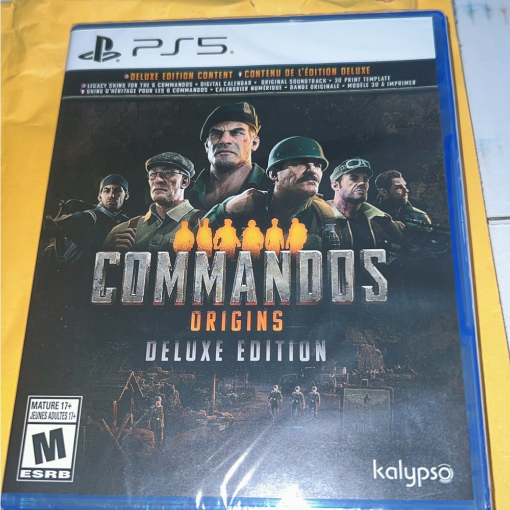 PS5 Commandos Origins Deluxe Edition (Blue)